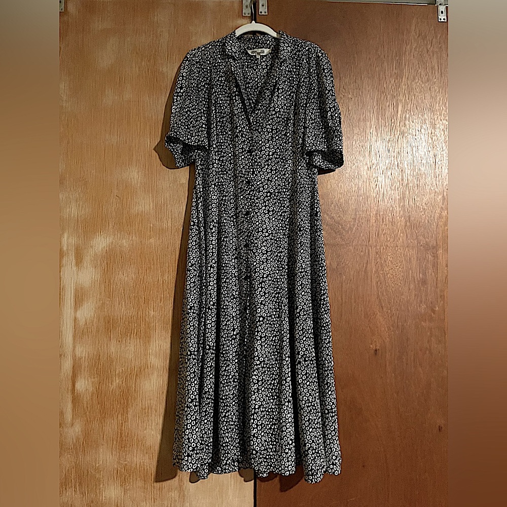 Diane Von Furstenberg Button Up Dress
